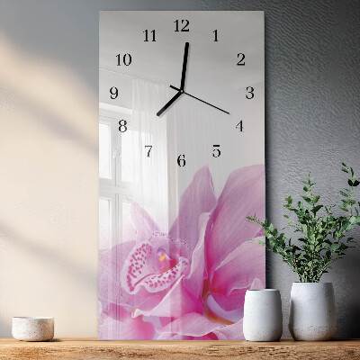 Reloj rectangular Orquídea