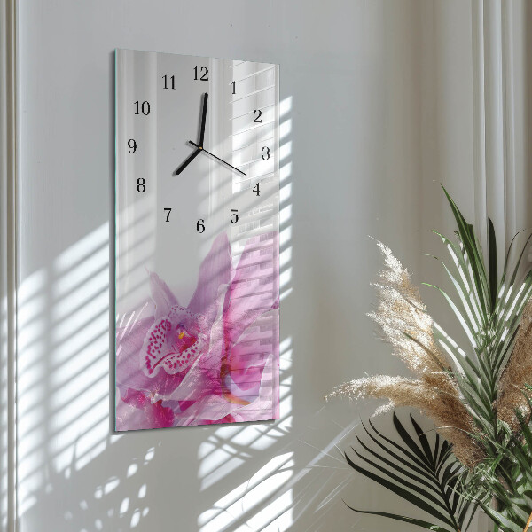 Reloj rectangular Orquídea