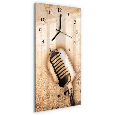 Reloj rectangular Micrófono