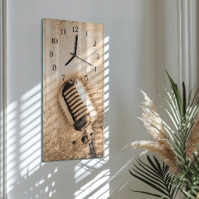 Reloj rectangular Micrófono