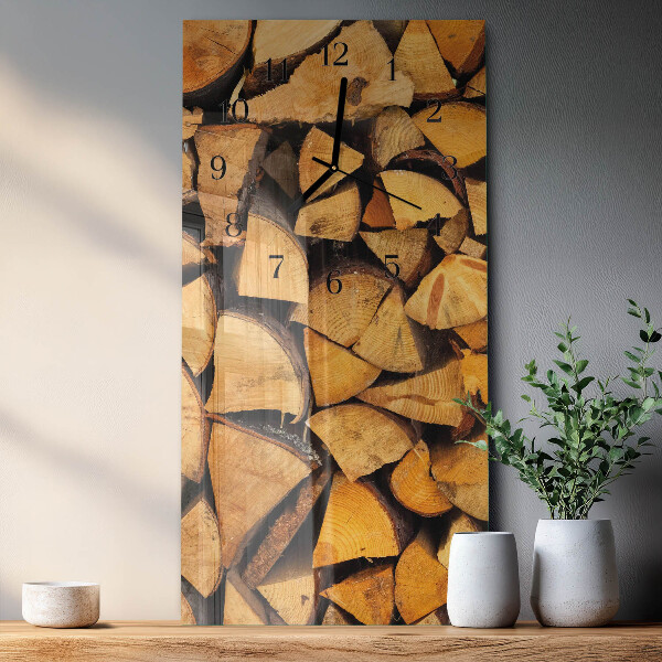 Reloj rectangular Madera