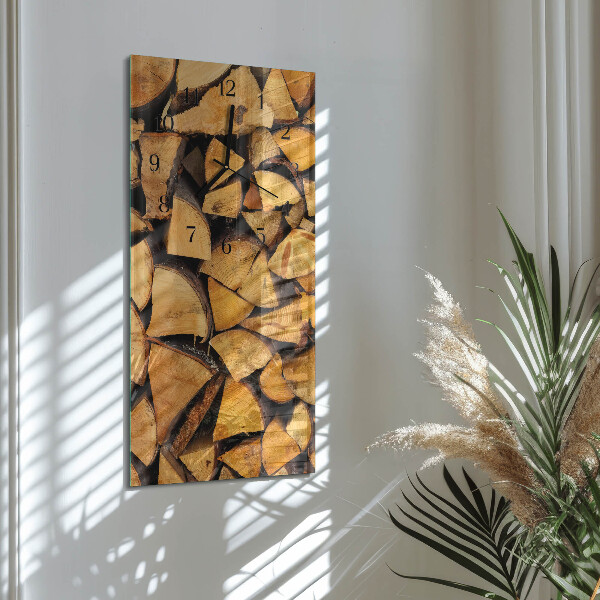 Reloj rectangular Madera