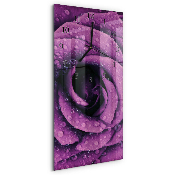 Reloj rectangular Rosa