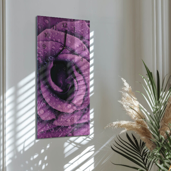 Reloj rectangular Rosa