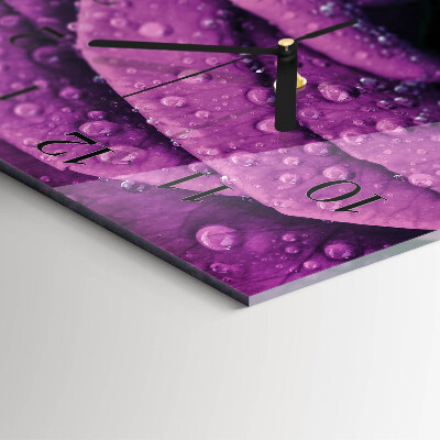 Reloj rectangular Rosa