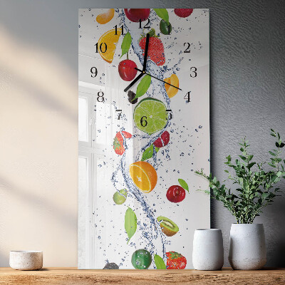 Reloj rectangular Fruta