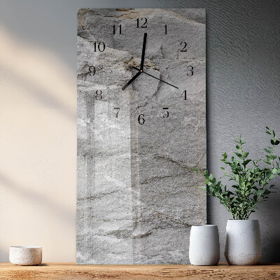 Reloj rectangular Piedra