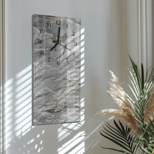 Reloj rectangular Piedra