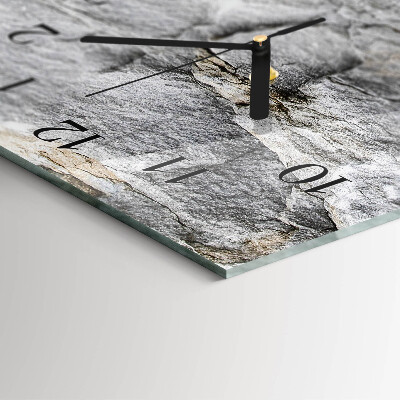 Reloj rectangular Piedra