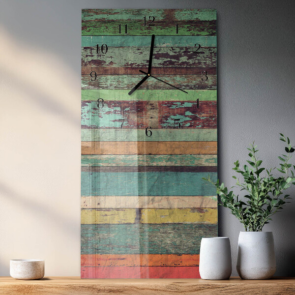 Reloj rectangular Madera
