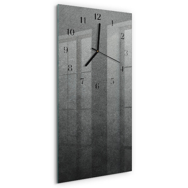 Reloj rectangular Pared de mármol