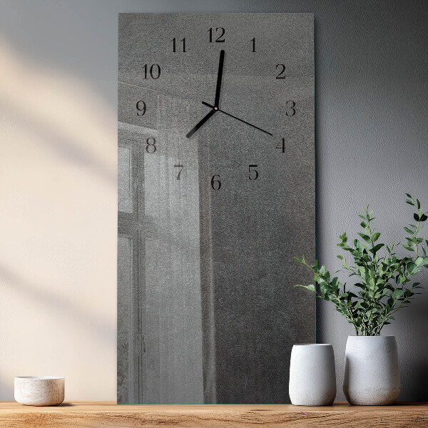 Reloj rectangular Pared de mármol