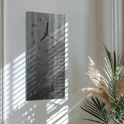 Reloj rectangular Pared de mármol