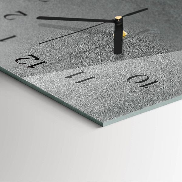 Reloj rectangular Pared de mármol