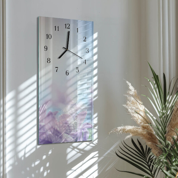 Reloj rectangular Púrpura