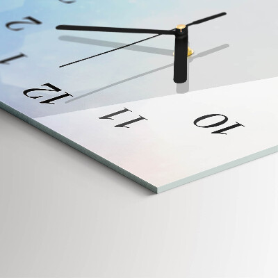 Reloj rectangular Púrpura