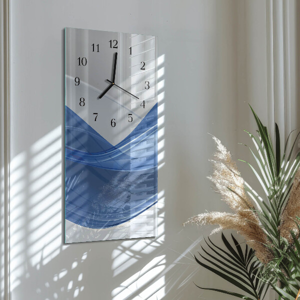 Reloj rectangular Líneas abstractas