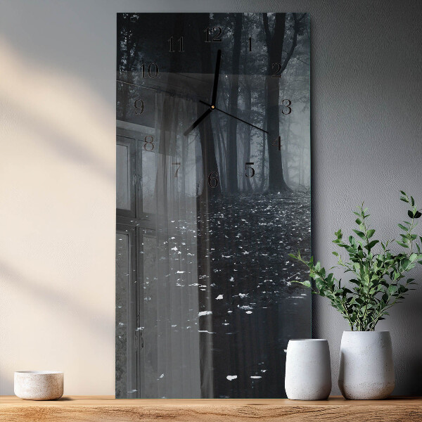 Reloj rectangular Bosque