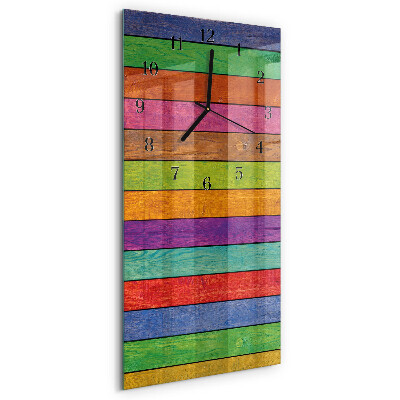 Reloj rectangular rayas