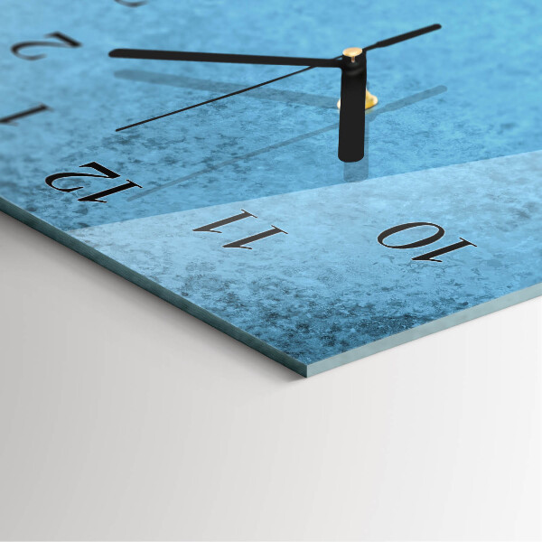 Reloj rectangular Patrón de hielo