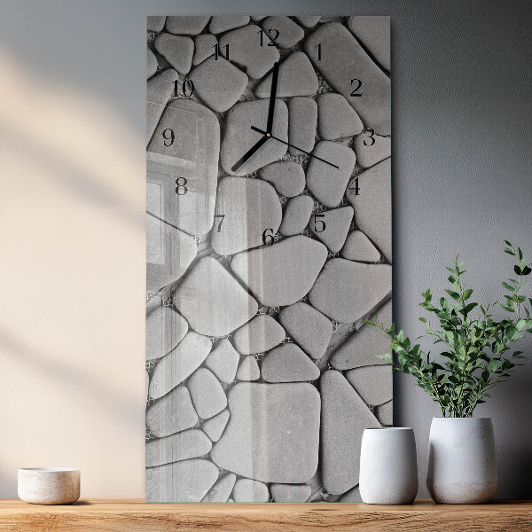 Reloj rectangular Piedras