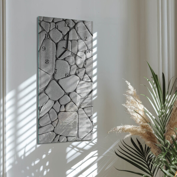 Reloj rectangular Piedras