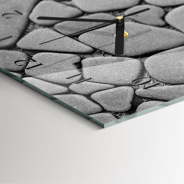 Reloj rectangular Piedras