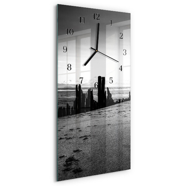 Reloj rectangular Playa