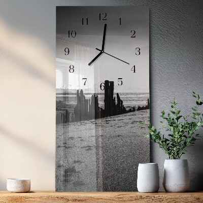 Reloj rectangular Playa