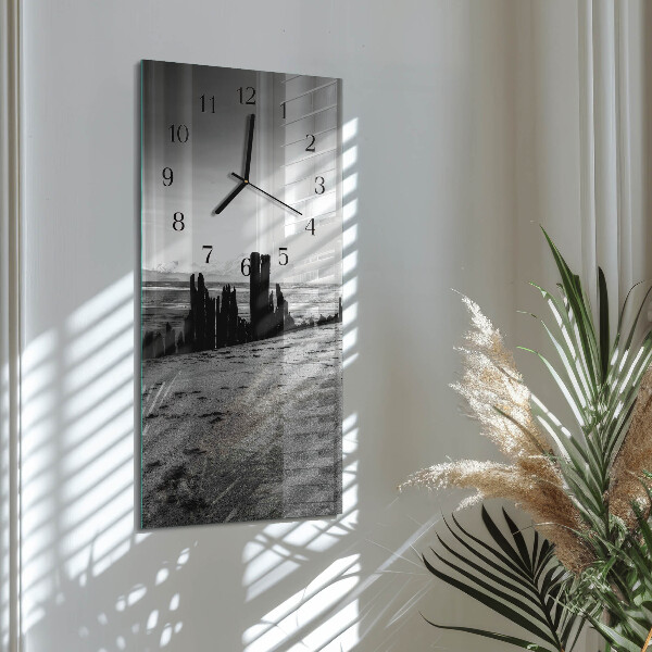 Reloj rectangular Playa
