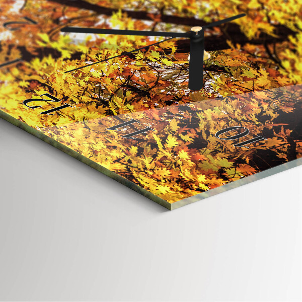 Reloj rectangular Árbol