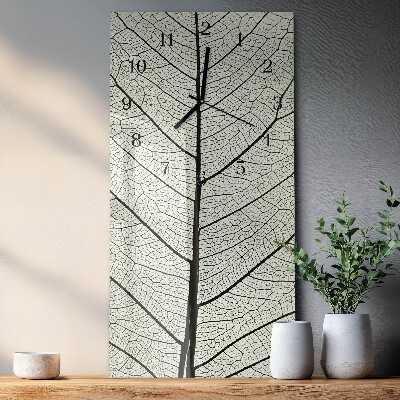 Reloj rectangular Hoja