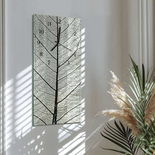 Reloj rectangular Hoja