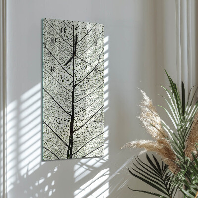 Reloj rectangular Hoja