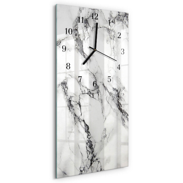 Reloj rectangular Mármol