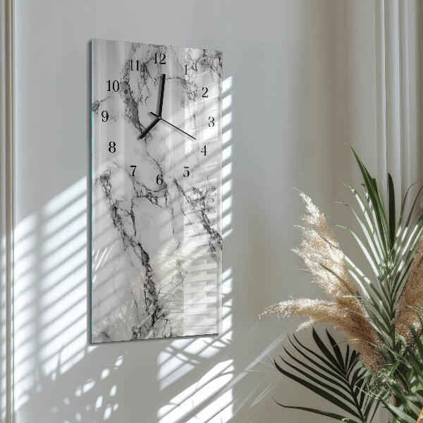 Reloj rectangular Mármol