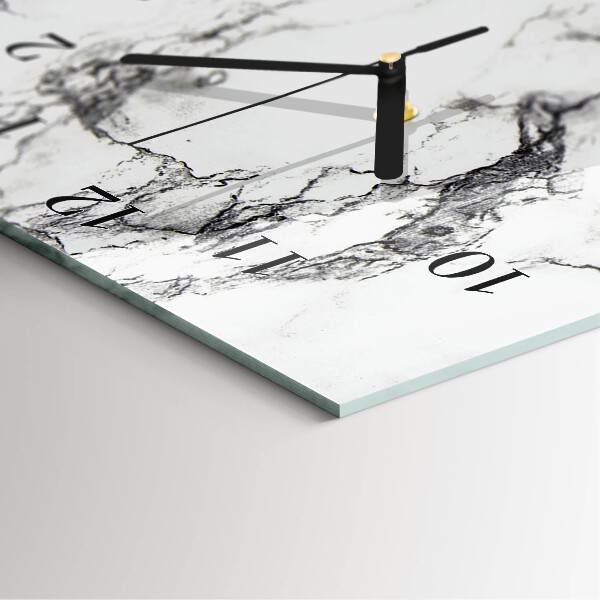 Reloj rectangular Mármol