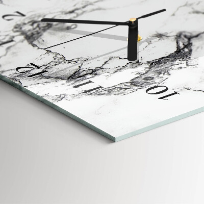 Reloj rectangular Mármol