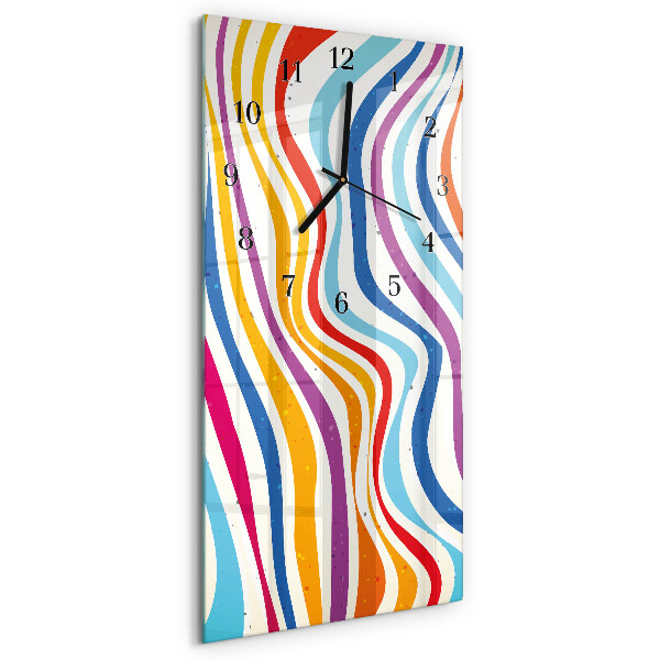 Reloj rectangular Ondas