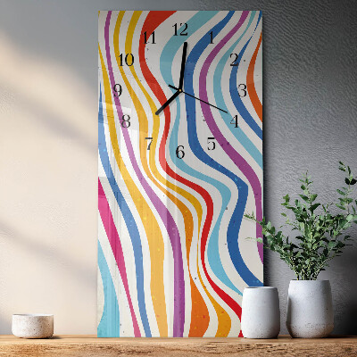 Reloj rectangular Ondas