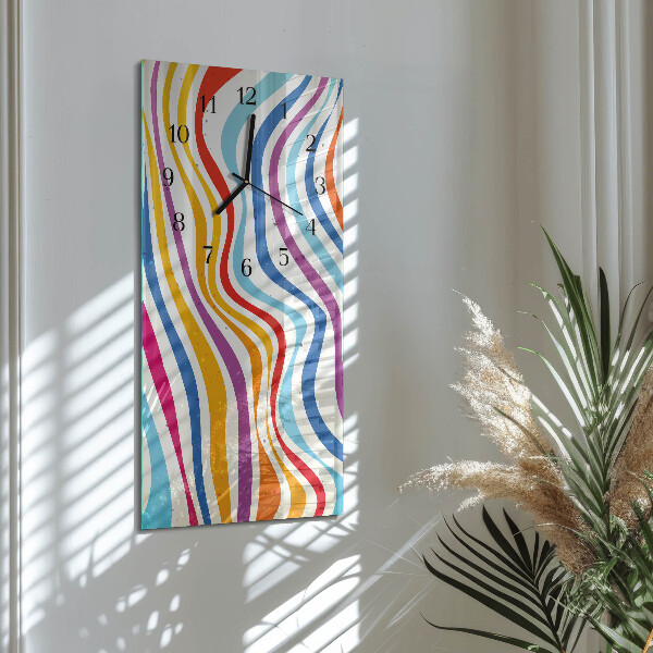 Reloj rectangular Ondas