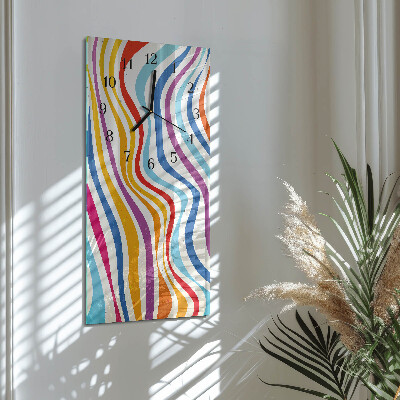 Reloj rectangular Ondas