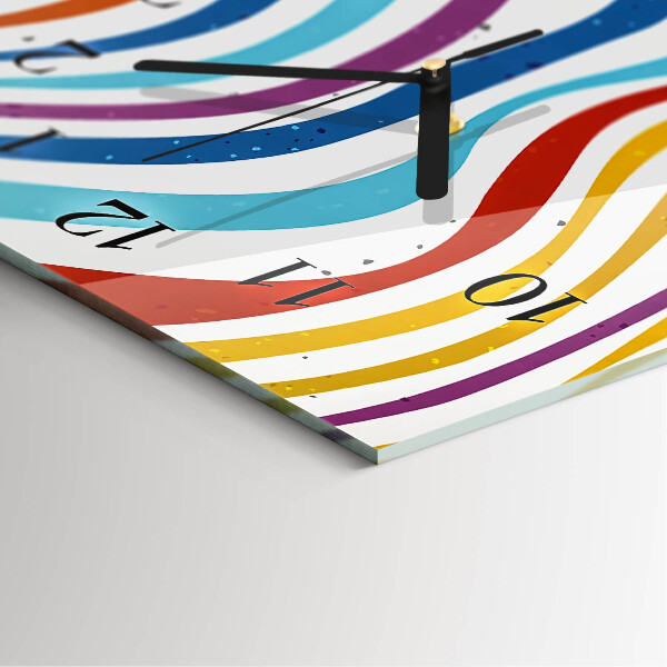 Reloj rectangular Ondas