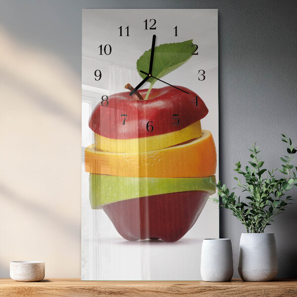 Reloj rectangular Fruta