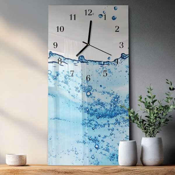 Reloj rectangular Agua