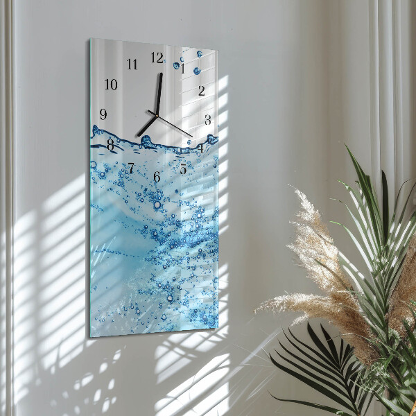 Reloj rectangular Agua