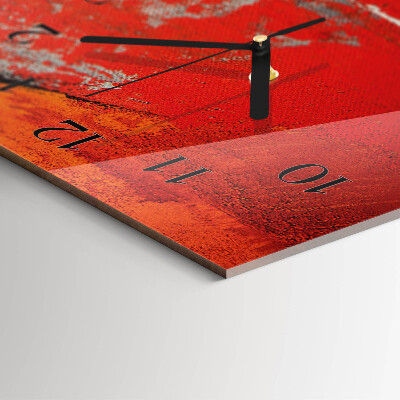 Reloj rectangular Muro