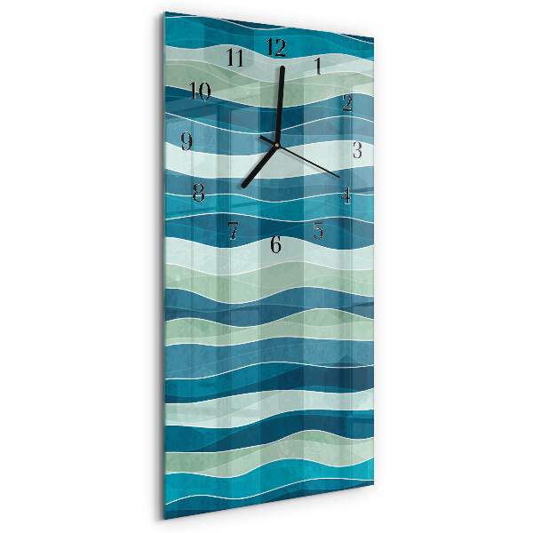 Reloj rectangular Ondas