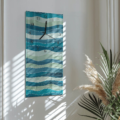 Reloj rectangular Ondas
