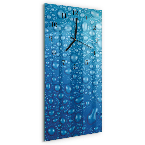 Reloj rectangular Gota de agua